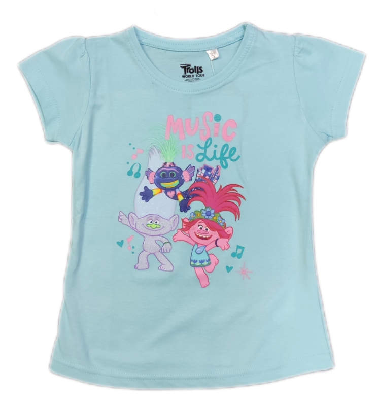 Trolls T-Shirt Hellblau